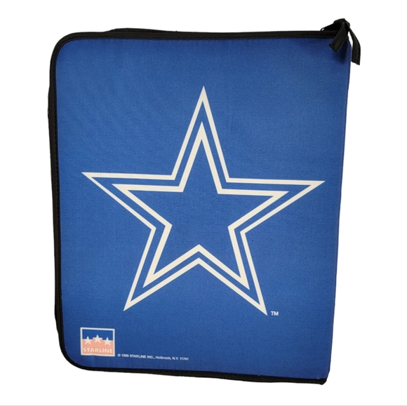 Dallas Cowboys Troy Aikman QB Club Vintage 90's NFL Collectible Binder Rare - Picture 2 of 12